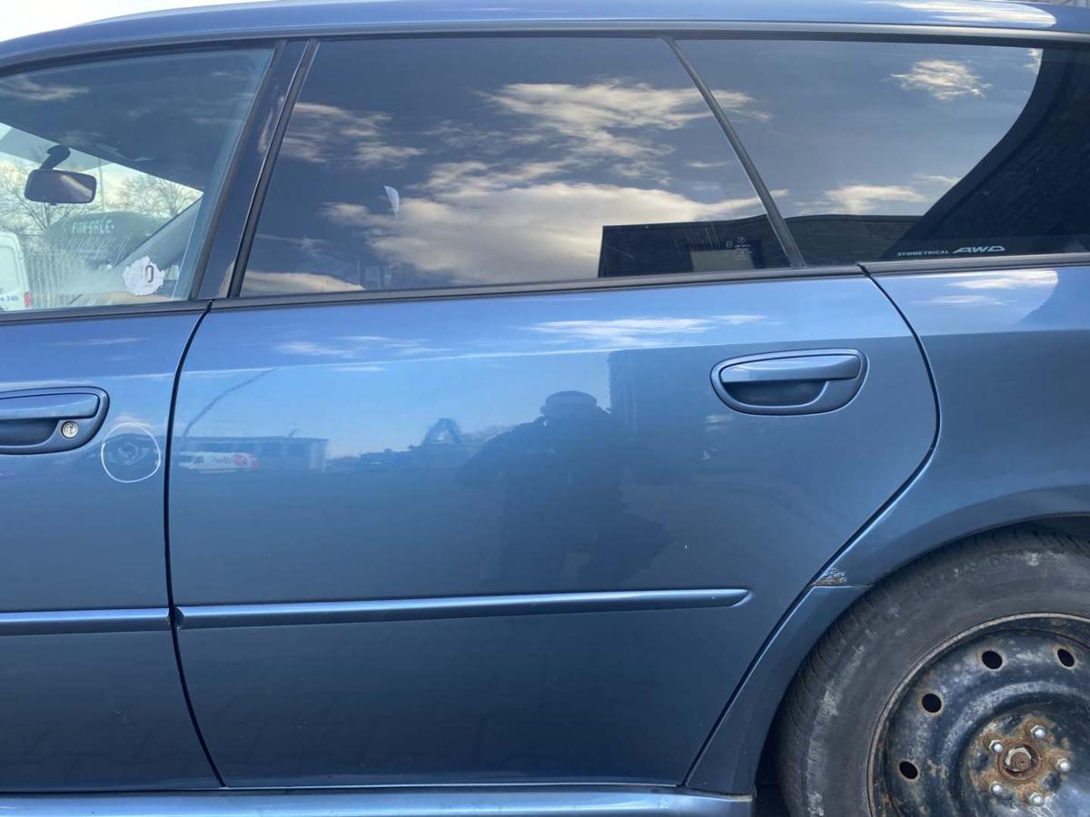 Subaru Legacy 4 original T&uuml;r hinten links 33A Atlantic Blue Kombi Rohbau Bj.2005